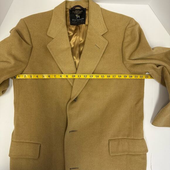 Vintage Hart Schaffner & Marx Silver Trumpeter Camel Hair Blazer - Picture 3 of 11